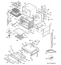 BODY PARTS Diagram and Parts List for JCS968SK4SS  General Electric Range