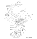 CONTROL SECTION Diagram and Parts List for JS998SK4SS  General Electric Microwave Oven Combo