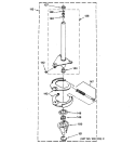 BRAKE & DRIVE PARTS Diagram and Parts List for WSM2420TBAAA  General Electric Washer Dryer Combo