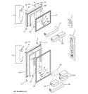 DOORS Diagram and Parts List for GTH18SBTVRSS  General Electric Refrigerator