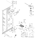 FRESH FOOD SECTION Diagram and Parts List for GSS25KSTASS  General Electric Refrigerator