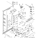 FRESH FOOD SECTION Diagram and Parts List for PSK27MGWACCC  General Electric Refrigerator