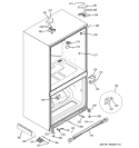 Part Location Diagram of WR13X10565 GE HINGE CLOSURE Assembly