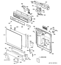 Part Location Diagram of WD34X0621 GE INSERT ESC