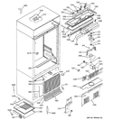 CONTROLS & COMPONENTS Diagram and Parts List for ZICP360SRCSS  General Electric Refrigerator