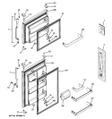 DOORS Diagram and Parts List for GTS18IBSWRCC  General Electric Refrigerator