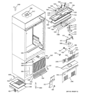 CONTROLS & COMPONENTS Diagram and Parts List for ZICP360SLASS  General Electric Refrigerator