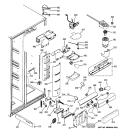 FRESH FOOD SECTION Diagram and Parts List for PCK23NHWAFCC  General Electric Refrigerator