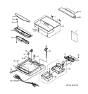 LID & TOP Diagram and Parts List for WSLP1100D0WW  General Electric Washer