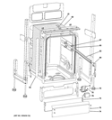Part Location Diagram of WD02X10118 GE LEVELING LEG