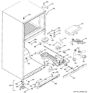 FRESH FOOD SECTION Diagram and Parts List for GTH18KBMCRWW  General Electric Refrigerator