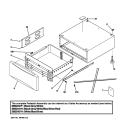 PEDESTAL Diagram and Parts List for SBSD137H5MR  General Electric Laundry Accessories