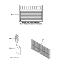 ROOM AIR CONDITIONER Diagram and Parts List for AEH08ALM1  General Electric Air Conditioner