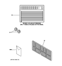 ROOM AIR CONDITIONER Diagram and Parts List for AER05LLS1  General Electric Air Conditioner