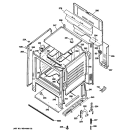 BODY PARTS Diagram and Parts List for ABS300K2BB  General Electric Range