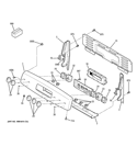 Part Location Diagram of WB36T11090 GE TRIM & BRACKET Assembly