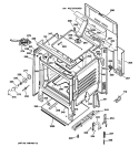 BODY PARTS Diagram and Parts List for RB787CH5CC  Hotpoint Range