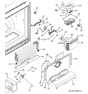 FREEZER SECTION Diagram and Parts List for PDCS1NBXARSS  General Electric Refrigerator