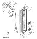 Part Location Diagram of WR55X10771 GE DISPENSER CONTROL Assembly