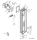 FREEZER DOOR Diagram and Parts List for GSHF6PHXBEWW  General Electric Refrigerator