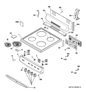 Part Location Diagram of WB63K10161 GE SUPPORT PANEL COMPLEMENT