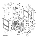 Part Location Diagram of WB63K10158 GE PANEL SIDE