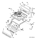 Part Location Diagram of WB07K10292 GE END CAP BACKGUARD