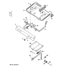 GAS & BURNER PARTS Diagram and Parts List for JGBS20DEM2BB  General Electric Range