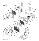ROOM AIR CONDITIONER Diagram and Parts List for ASV06LLS1  General Electric Air Conditioner