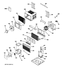 ROOM AIR CONDITIONER Diagram and Parts List for ASV10ALS1  General Electric Air Conditioner