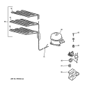 UNIT PARTS Diagram and Parts List for FUM5SNBWW  General Electric Freezer