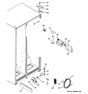FRESH FOOD SECTION Diagram and Parts List for GSS22JETFBB  General Electric Refrigerator
