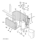 SEALED SYSTEM & COMPONENTS Diagram and Parts List for AJCH10DCCM3  General Electric Air Conditioner