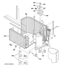 SEALED SYSTEM & COMPONENTS Diagram and Parts List for AJES10DCCM3  General Electric Air Conditioner