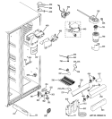 FRESH FOOD SECTION Diagram and Parts List for GSHF3KGXBCWW  General Electric Refrigerator