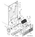 SEALED SYSTEM & MOTHER BOARD Diagram and Parts List for PSCS3RGXAFSS  General Electric Refrigerator