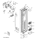 FREEZER DOOR Diagram and Parts List for PSHF6YGXBDBB  General Electric Refrigerator