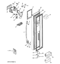 FREEZER DOOR Diagram and Parts List for PSSC6KGXACWW  General Electric Refrigerator