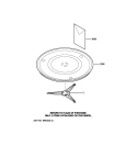 MICROWAVE Diagram and Parts List for SES0730DM1WW  General Electric Microwave