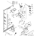 FRESH FOOD SECTION Diagram and Parts List for GSHS3KGXBCSS  General Electric Refrigerator