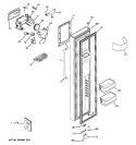 Part Location Diagram of WR55X10823 GE INTERFACE DISPENSER Assembly
