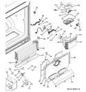 FREEZER SECTION Diagram and Parts List for PDSS5NBXARSS  General Electric Refrigerator