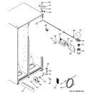 FRESH FOOD SECTION Diagram and Parts List for HSS22GFTFWW  Hotpoint Refrigerator
