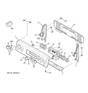 CONTROL PANEL Diagram and Parts List for JBP72SM2SS  General Electric Range
