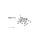 DOOR LOCK Diagram and Parts List for JBP72SM2SS  General Electric Range