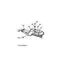 DOOR LOCK Diagram and Parts List for JMP31WC3WW  General Electric Range
