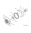CONVECTION FAN Diagram and Parts List for JBP77SM2SS  General Electric Range