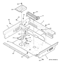 COOLING FAN Diagram and Parts List for JS905SK4SS  General Electric Range