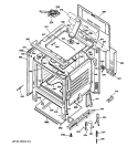 BODY PARTS Diagram and Parts List for JBP60BM2WH  General Electric Range