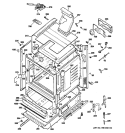 BODY PARTS Diagram and Parts List for JGBP36SEM2SS  General Electric Range